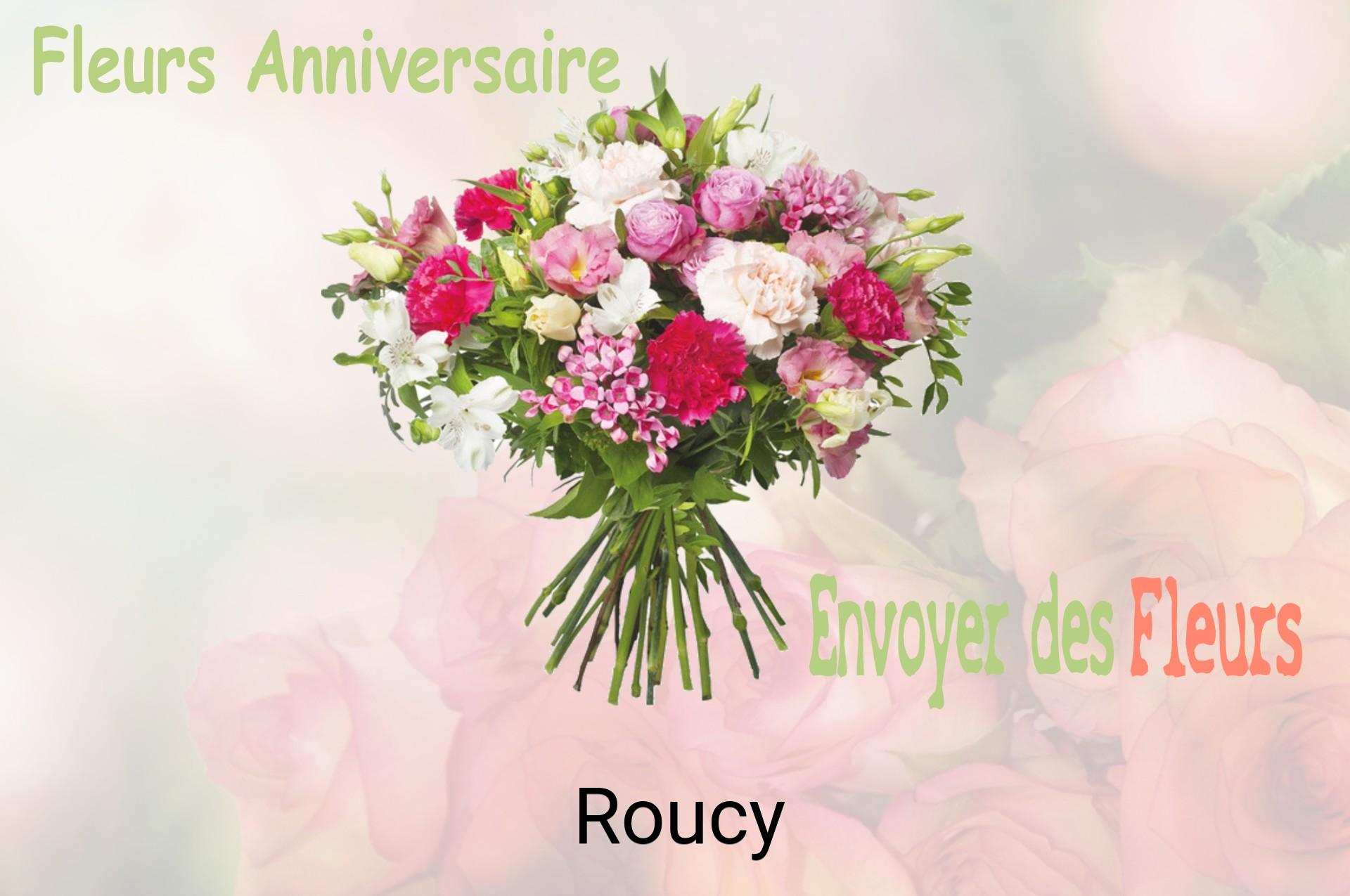Bouquet de fleurs d’anniversaire livré à Roucy